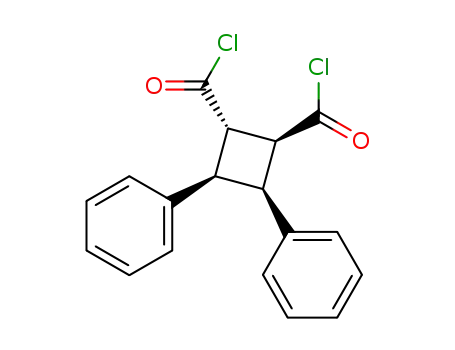 Molecular Structure of 57156-16-8 ((+/-)-3<i>c</i>,4<i>c</i>-diphenyl-cyclobutane-dicarboxylic acid-(1<i>r</i>.2<i>t</i>)-dichloride)