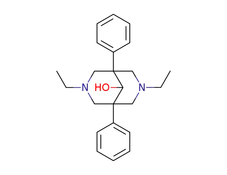 3,7-diethyl-1,5-diphenyl-3,7-diaza-bicyclo[3.3.1]nonan-9-ol