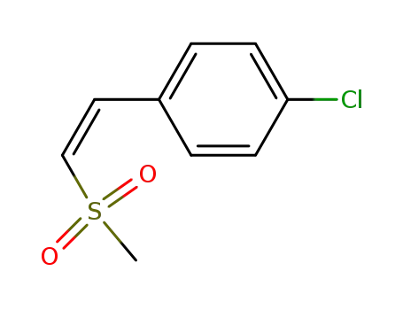 cis-β-(4-Chlor-styryl)-methyl-sulfon