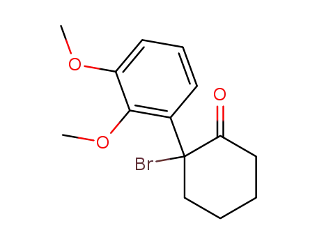 2-bromo-2-(2,3-dimethoxy-phenyl)-cyclohexanone