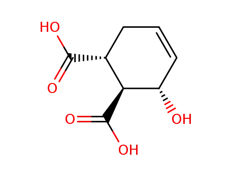 Molecular Structure of 100378-89-0 ((+/-)-3<i>c</i>-hydroxy-cyclohex-4-ene-1<i>r</i>,2<i>t</i>-dicarboxylic acid)