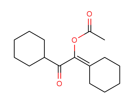 2-acetoxy-1-cyclohexyl-2-cyclohexyliden-ethanone