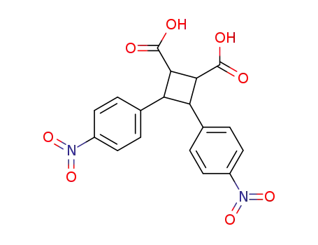 Molecular Structure of 62435-82-9 (3,4-bis-(4-nitro-phenyl)-cyclobutane-1,2-dicarboxylic acid)