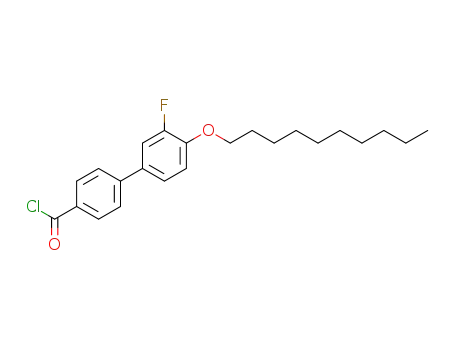 4'-Decyloxy-3'-fluoro-biphenyl-4-carbonyl chloride