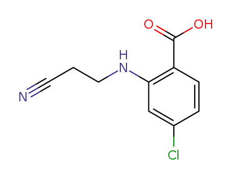 4-chloro-2-(2-cyano-ethylamino)-benzoic acid