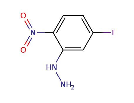 Hydrazine, (5-iodo-2-nitrophenyl)-