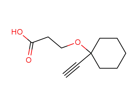 3-(1-ethynyl-cyclohexyloxy)-propionic acid