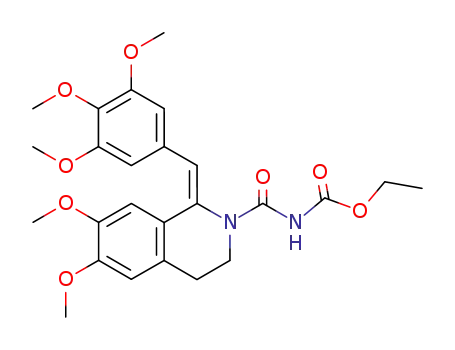 Carbamic acid,
[[3,4-dihydro-6,7-dimethoxy-1-[(3,4,5-trimethoxyphenyl)methylene]-2(1H
)-isoquinolinyl]carbonyl]-, ethyl ester, (E)-