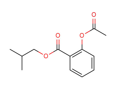 Molecular Structure of 98092-25-2 (Benzoic acid, 2-(acetyloxy)-, 2-methylpropyl ester)