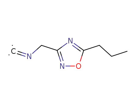 Molecular Structure of 122384-67-2 (3-(isocyanomethyl)-5-n-propyl-1,2,4-oxadiazole)