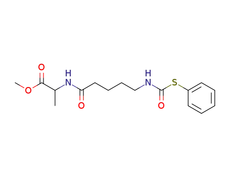 <i>N</i>-(5-phenylsulfanylcarbonylamino-valeryl)-alanine methyl ester