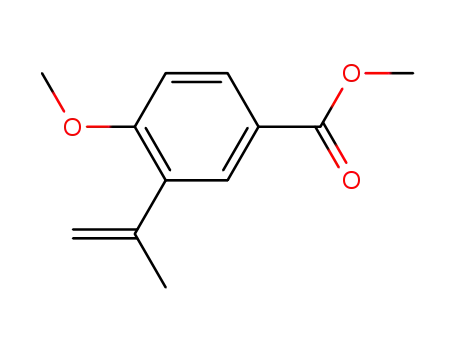 3-isopropenyl-4-methoxy-benzoic acid methyl ester