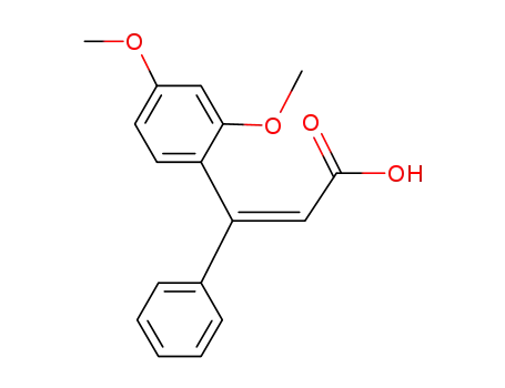 3<i>c</i>-(2,4-dimethoxy-phenyl)-3<i>t</i>-phenyl-acrylic acid