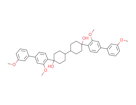 4,4'-Bis-(3,3'-dimethoxy-biphenyl-4-yl)-bicyclohexyl-4,4'-diol