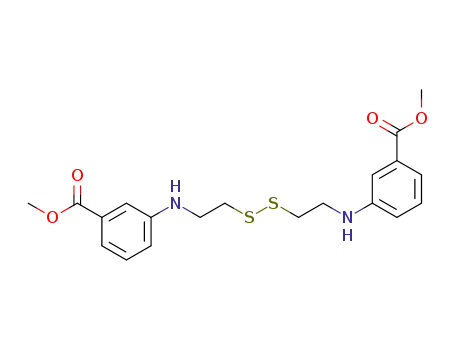 3,3'-(3,4-dithia-hexanediyldiamino)-di-benzoic acid dimethyl ester
