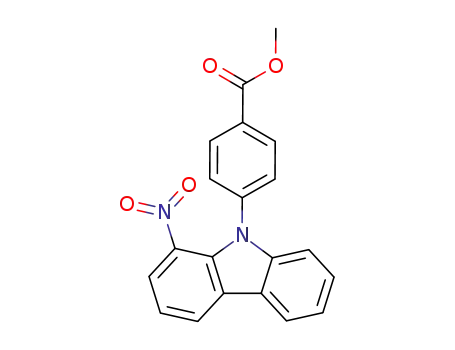 4-(1-nitro-carbazol-9-yl)-benzoic acid methyl ester