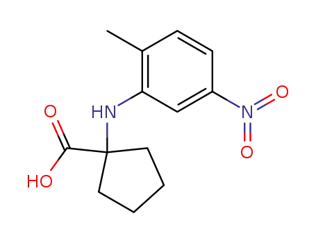 1-(2-methyl-5-nitro-anilino)-cyclopentanecarboxylic acid