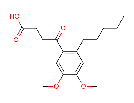 4-(4,5-dimethoxy-2-pentyl-phenyl)-4-oxo-butyric acid