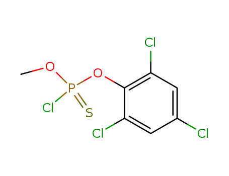 chlorothiophosphoric acid <i>O</i>-methyl ester-<i>O</i>'-(2,4,6-trichloro-phenyl ester)