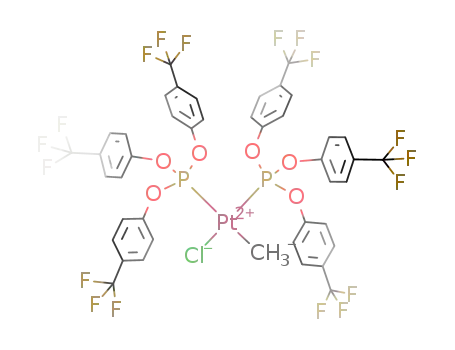cis-[PtClMe(tris-(4-trifluoromethylphenyl) phosphite)2]