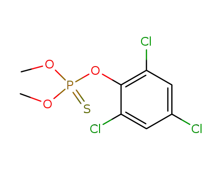 thiophosphoric acid <i>O</i>,<i>O</i>'-dimethyl ester-<i>O</i>''-(2,4,6-trichloro-phenyl ester)