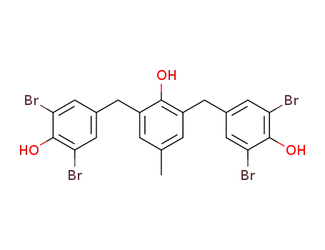 2,6-bis-(3,5-dibromo-4-hydroxy-benzyl)-4-methyl-phenol