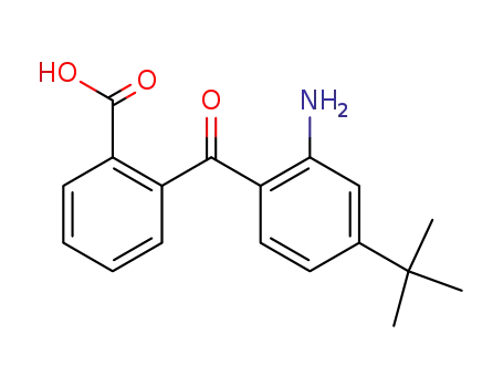 2-(2-amino-4-<i>tert</i>-butyl-benzoyl)-benzoic acid
