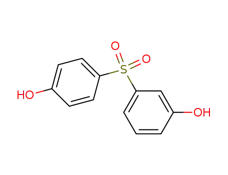 Molecular Structure of 52714-79-1 (Phenol, 3-[(4-hydroxyphenyl)sulfonyl]-)