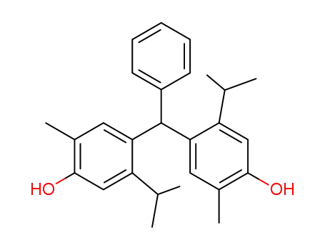 5,5'-diisopropyl-2,2'-dimethyl-4,4'-benzylidene-di-phenol