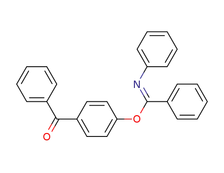 <i>N</i>-phenyl-benzimidic acid-(4-benzoyl-phenyl ester)