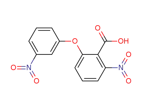 Molecular Structure of 860699-16-7 (2-nitro-6-(3-nitro-phenoxy)-benzoic acid)