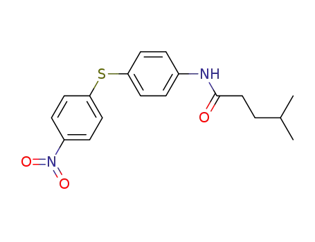 4-methyl-valeric acid-[4-(4-nitro-phenylsulfanyl)-anilide]
