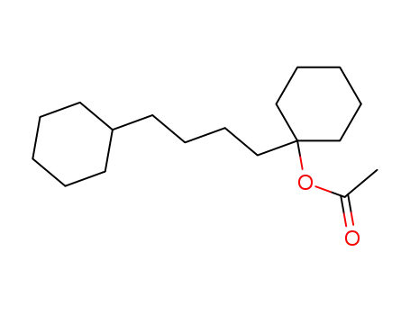 Molecular Structure of 101880-70-0 (1-acetoxy-1-(4-cyclohexyl-butyl)-cyclohexane)