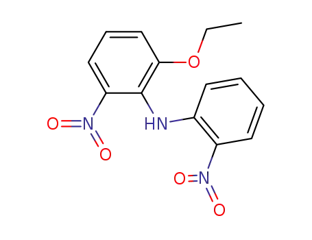 Molecular Structure of 854254-16-3 ((2-ethoxy-6-nitro-phenyl)-(2-nitro-phenyl)-amine)
