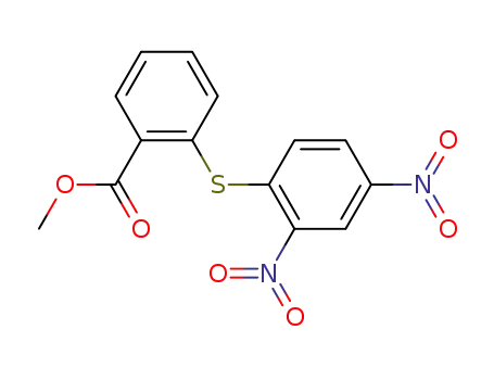 2-(2,4-dinitro-phenylsulfanyl)-benzoic acid methyl ester
