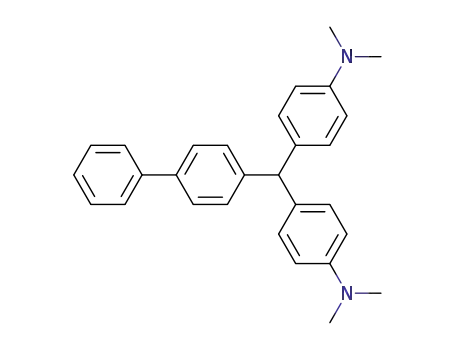 Molecular Structure of 96372-31-5 (biphenyl-4-yl-bis-(4-dimethylamino-phenyl)-methane)