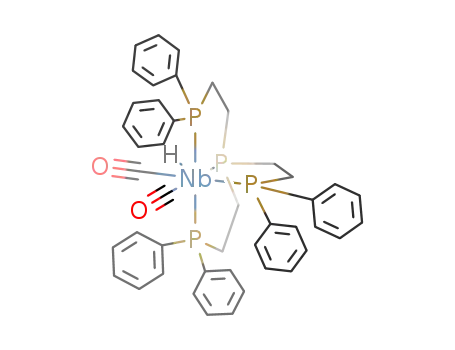 HNb(CO)2(P(CH<sub>2</sub>CH<sub>2</sub>P(C<sub>6</sub>H<sub>5</sub>)2)3)