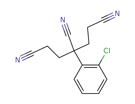 3-(2-chloro-phenyl)-pentane-1,3,5-tricarbonitrile