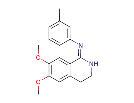 (6,7-dimethoxy-3,4-dihydro-2<i>H</i>-[1]isochinolyLiDene)-<i>m</i>-tolyl-amine