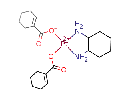 ((CH<sub>2</sub>)4CHCCOO)2Pt(NH<sub>2</sub>(C<sub>6</sub>H<sub>10</sub>)NH<sub>2</sub>)