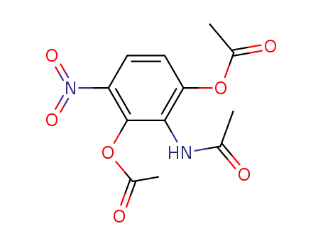 1,3-diacetoxy-2-acetylamino-4-nitro-benzene