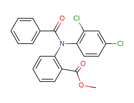 <i>N</i>-benzoyl-<i>N</i>-(2,4-dichloro-phenyl)-anthranilic acid methyl ester