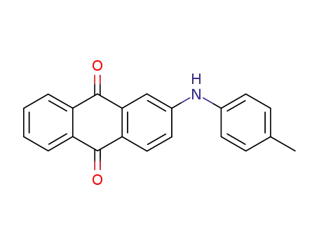 Molecular Structure of 52869-12-2 (2-<i>p</i>-toluidino-anthraquinone)