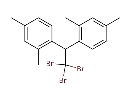 Molecular Structure of 855752-23-7 (1,1,1-tribromo-2,2-bis-(2,4-dimethyl-phenyl)-ethane)