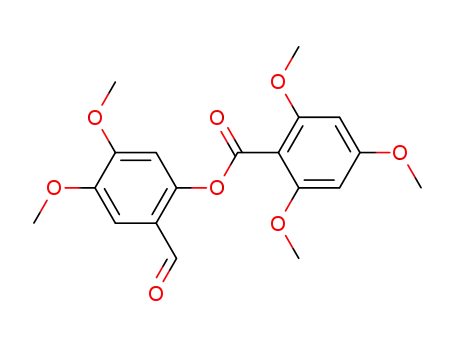 2,4,6-trimethoxy-benzoic acid-(2-formyl-4,5-dimethoxy-phenyl ester)