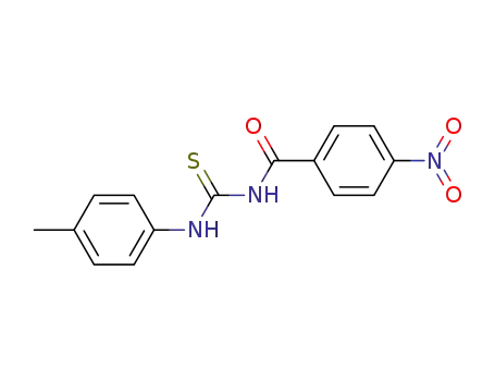 <i>N</i>-(4-nitro-benzoyl)-<i>N</i>'-<i>p</i>-tolyl-thiourea
