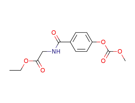 <i>N</i>-(4-methoxycarbonyloxy-benzoyl)-glycine ethyl ester