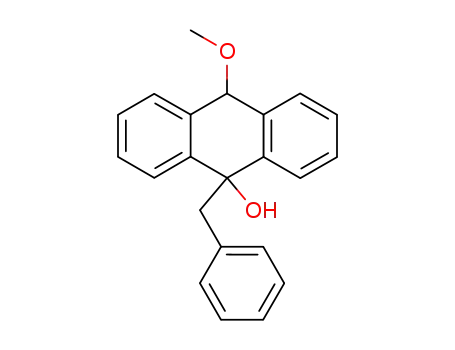 Methyl-(10-hydroxy-10-benzyl-9,10-dihydro-anthryl-<sup>(9)</sup>)-aether