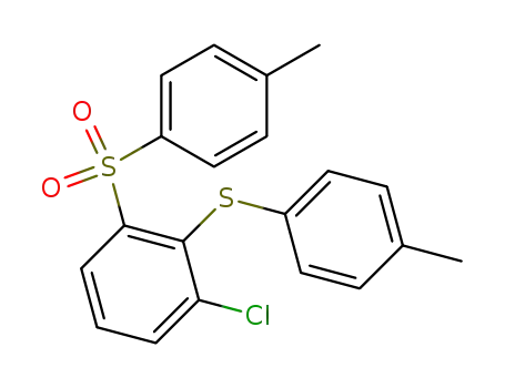 (3-chloro-2-<i>p</i>-tolylsulfanyl-phenyl)-<i>p</i>-tolyl sulfone