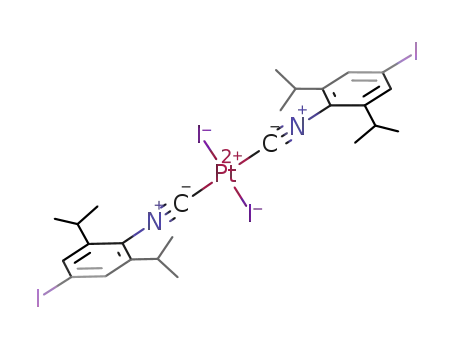 trans-[PtI<sub>2</sub>(2,6-diisopropyl-4-iodo-1-isocyanobenzene)2]